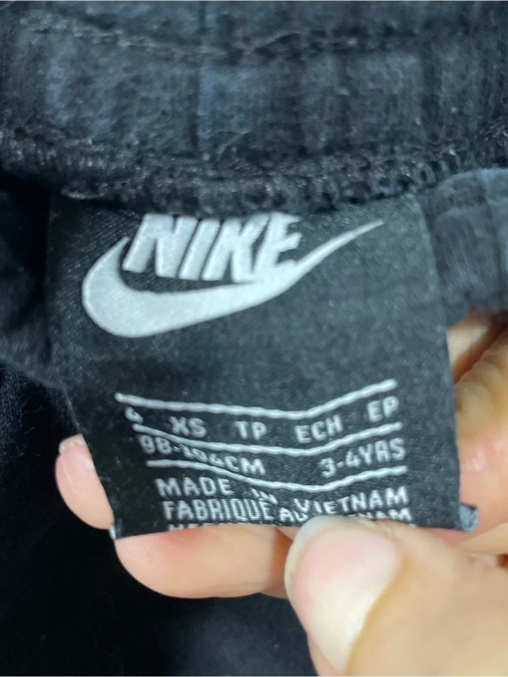 Nike Kids Black Logo Shorts